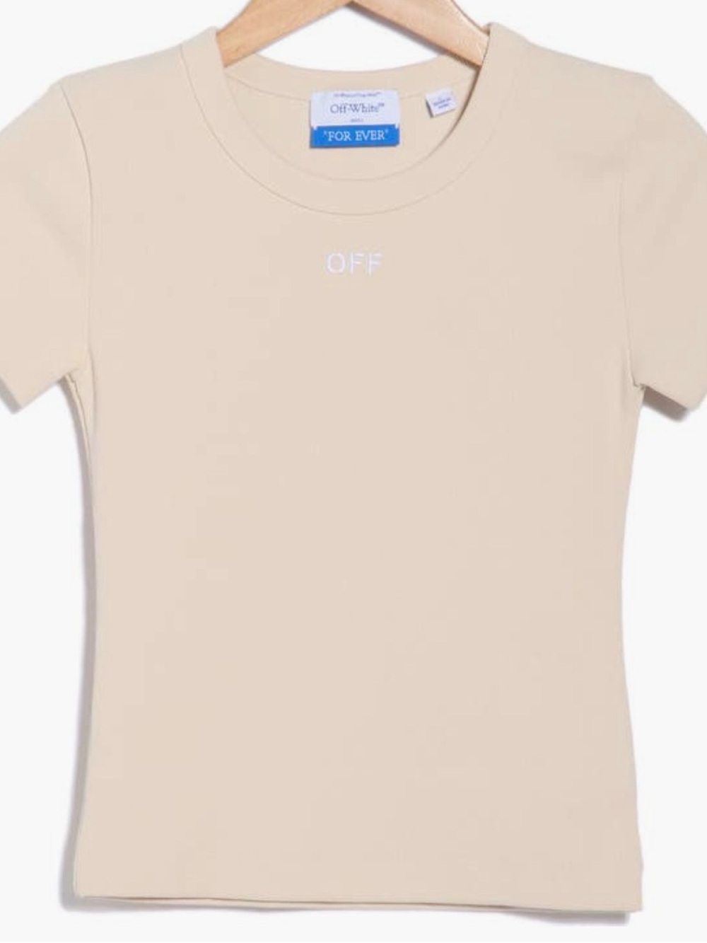 Off-White Women’s Fitted Tee Size Large